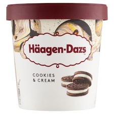 Häagen-Dazs vaníliaízű jégkrém kekszdarabokkal 460 ml