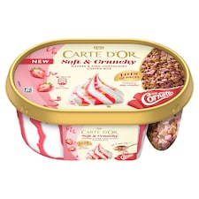 Carte d'Or Soft & Crunchy eper ízű jégkrém 750 ml