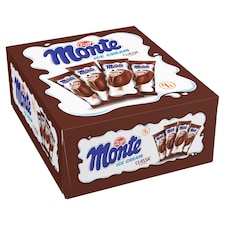 Monte tejjégkrém és csokoládés tejjégkrém mogyoróval tejcsokoládéval bevonva 4 x 85 ml (340 ml)