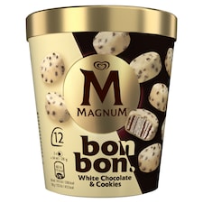 Magnum Bonbon Fehér Csokoládé & Keksz jégkrém 12 x 17 ml