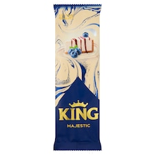 King Majestic sajttorta ízű jégkrém áfonyás töltelékkel 81 g