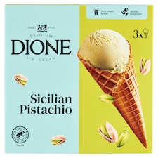 Dione szicíliai pisztáciafagylalt gofritölcsérben 3 db 390 ml