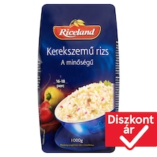 Riceland Kerekszemű 'A' minőségű rizs 1000 g