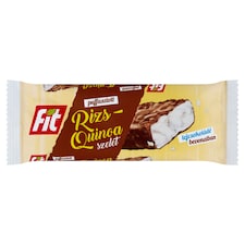 Fit puffasztott rizs-quinoa szelet tejcsokoládé bevonatban 18 g