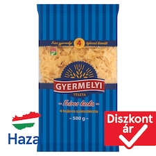 Gyermelyi fodros kocka 4 tojásos száraztészta 500 g