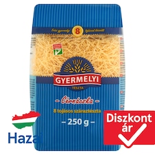 Gyermelyi cérnácska 8 tojásos száraztészta 250 g
