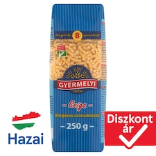 Gyermelyi csiga 8 tojásos száraztészta 250 g