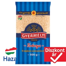 Gyermelyi tarhonya 4 tojásos száraztészta 500 g