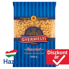 Gyermelyi csavartcső 4 tojásos száraztészta 500 g