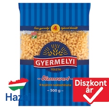 Gyermelyi olaszcsavart 4 tojásos száraztészta 500 g