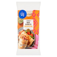 búzatortilla párolt rizzsel, marhahússal és mozzarella-cheddar sajtkeverékkel töltve 280 g