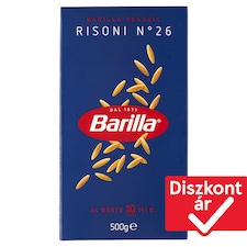 Barilla Risoni apró száraztészta durum búzadarából 500 g