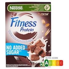 Nestlé Fitness Protein kakaós ízű gabonapehely teljes értékű búzával, édesítőszerrel 310 g