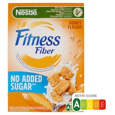 Nestlé Fitness Fiber méz ízű gabonapehely teljes értékű búzával, édesítőszerrel 310 g