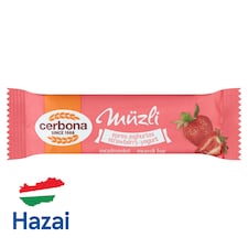 Cerbona epres-joghurtos müzliszelet epres bevonó talppal 20 g