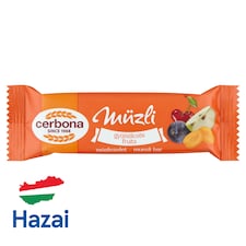Cerbona gyümölcsös müzliszelet 20 g