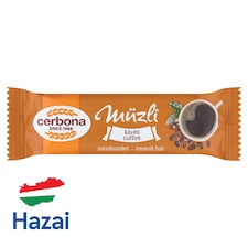 Cerbona kávés müzliszelet, fehér bevonó talppal  20 g