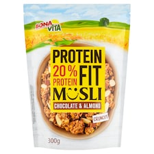 Bonavita Protein Fit ropogós proteines müzli, csokoládéval és mandulával 300 g