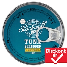Stockwell & Co. aprított tonhal növényi olajban és sós lében 185 g