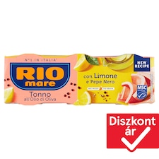 Rio Mare tonhaldarab olívaolajban citromlével és fekete borssal 3 x 65 g