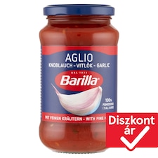Barilla Aglio fokhagymás, vörösboros, zöldfűszeres paradicsomszósz 400 g
