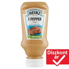 Heinz krémes szósz fekete-, fehér- és zöldborssal 220 g