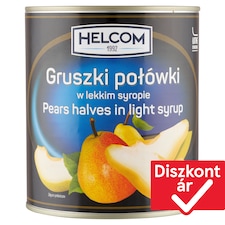 Helcom felezett körte cukrozott lében 820 g