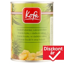 Kofa darabolt ananász, cukrozott lében 565 g