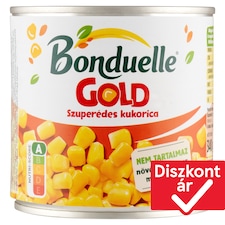 Bonduelle Gold szuperédes morzsolt csemegekukorica 340 g
