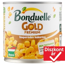 Bonduelle Gold Prémium szuperédes morzsolt csemegekukorica 340 g