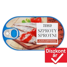sprotni paradicsomos szószban 170 g