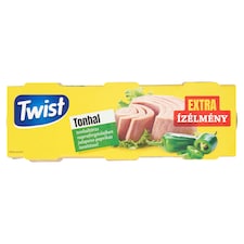 Twist tonhaltörzs napraforgóolajban jalapeno paprikás ízesítéssel 3 x 80 g (240 g)