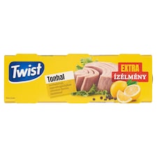 Twist tonhaltörzs napraforgóolajban citromos-borsos ízesítéssel 3 x 80 g ( 240 g)