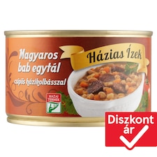 Házias Ízek magyaros bab egytál csípős házikolbásszal 400 g