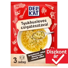 Delikát tyúkhúsleves csigatésztával 40 g