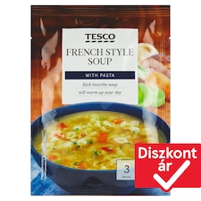 zöldségleves tésztával 44 g