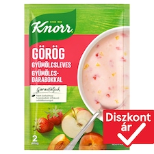 Knorr görög gyümölcsleves gyümölcsdarabokkal 54 g