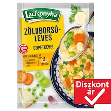 Lacikonyha zöldborsóleves csipetkével 77 g