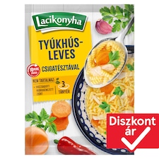 Lacikonyha tyúkhúsleves csigatésztával 55 g