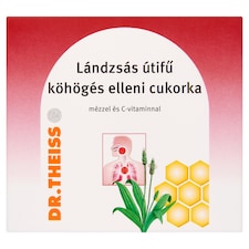Dr.Theiss Lándzsás útifű köhögés elleni cukorka mézzel és C-vitaminnal 50 g
