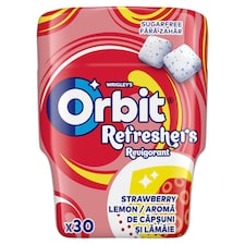 Orbit Refreshers eper- és citromízű cukormentes rágógumi édesítőszerrel 67 g