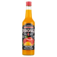 Piroska mangó ízű gyümölcsszörp cukorral és édesítőszerekkel 0,7 l