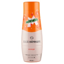 Sodastream Mirinda narancs ízű italkoncentrátum cukorral és édesítőszerekkel 440 ml