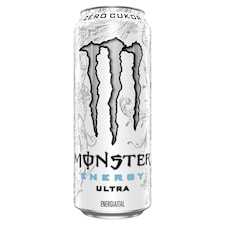 Monster Energy Ultra szénsavas energiaital koffeinnel és édesítőszerekkel 500 ml
