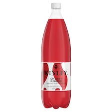 Kinley meggy- és fekete borsízű szénsavas üdítőital cukorral és édesítőszerekkel 1,5 l