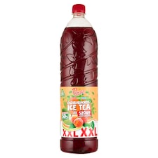 Pölöskei XXL őszibarackos ice tea ízű szörp cukorral és édesítőszerrel 1,5 l