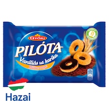Győri Pilóta vaníliás ízű karika 150 g
