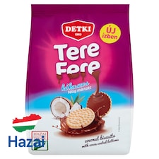Detki Tere-fere kókuszos omlós keksz étbevonóval 150 g