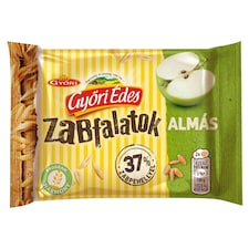 Győri Édes Zabfalatok almás, zabpelyhes, omlós keksz 44 g