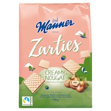 Manner Zarties mogyorós nugátkrémmel töltött ropogós ostyaszeletek 200 g